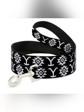Buckle-Down 6ft Long Wide Dog Leash - Yellowstone Television Show Pet Leash